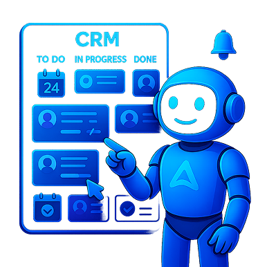 Built-in CRM for Team Management
